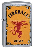 Zippo Fireball Street Chrome Pocket Lighter