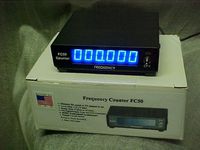 Dosy FC50P Cb Ham Radio Frequency Counter .5 MHz to 50 MHz Inline Pl259 to So239