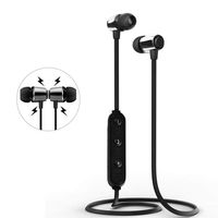 Miseku Bluetooth Neckband Waterproof Sporting Earphones Stereo Wireless Earphones Earbud Headphones