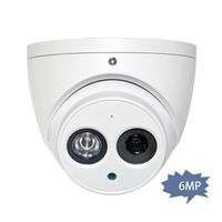 6MP Outdoor IP Dome POE Camera IPC-HDW4631C-A 2.8mm, 3072×2048, Turret Security Network Camera with Audio, Bulit in Mic, 164ft Night Vision, IP67 Weatherproof International Version
