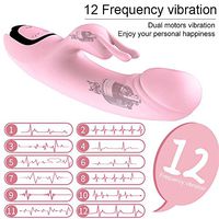 USB Rechargeable Wand Massager with 12 Powerful Speed Mode, Portable, Safe Silicone, Waterproof, Easy Carrying for Enjoy Anywhere