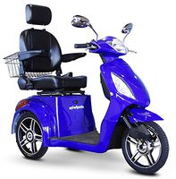 3-Wheel Scooter Electromagnetic Brakes in Blue