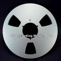 Open Reel Tape Aluminum Takeup Reel 1/4" X 10.5" DIAMETER Empty ATR AMPEX Quantegy Style by TME