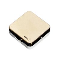 Travel Portable Contact Lens Case Fashion Eye Care Kits Box-Golden