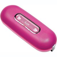 iLuv iSP100pnk iSP100 Portable Speaker for iPod/MP3 Players & Laptops - Speakers - Retail Packaging - Pink