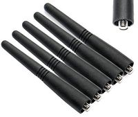 Set of 5 Stubby Antennas UHF for Motorola CP150 CP200D CP200XLS HT750 PR400 HT1250 PRO3150 HT1550