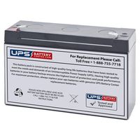 Sonnenschein 95523 6V 12Ah Sealed Lead Acid Replacement Battery