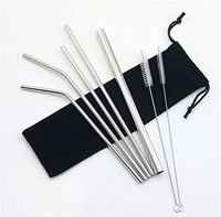 Portable Travel Stainless Reusable Drinking Straw, Eco-Friendly Healthy Drinking Straw (7)