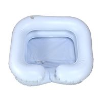 Ang Yishao Foldable Inflatable Portable Bed Shampoo Hair Washing Basin with Pump for Disabled, Elder People, Pregnancy, Post-Surgical Patient, Bed-Ridden Persons