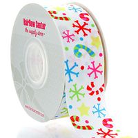 1.5" Christmas Confetti Grosgrain Ribbon 25yd
