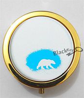 BlackKey Polar Bear 3-Compartment Decorative Pocket Gift Box Case Organizer for Pill, Color 2 -2269