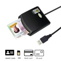 ISO7816 EMV SIM eID Contact Smart Chip Card Reader Writer Programmer #N99 for Contact Memory Chip Card +2 PCS Test Cards &SDK Kit