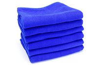 Enterest Washing Towel Nano-Super Fiber Towel for Car Wash, Car Wax, Kitchen Clean, Beauty Care 30x70cm (11.81x27.56 inches) Color in Blue Microfiber Car Wash Drying Towels (Blue,8PCS)
