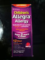 4oz Childrens Berry Flavored Allegra