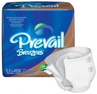 Prevail Breathable Adult Brief, Extra Large, 15 pack