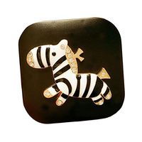 Unique Personal Eye Care Fashion Little Horse Contact Lens Case/Holder-Black