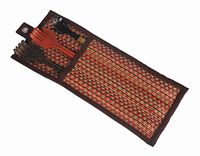 Wooden Back Scratcher Hand 3 Piece 15" 16" Best Massager Handmade Set for Itching Relief, Natural Strong Sturdy Traditional Body Relaxation Tool in Woven Wall Hanging (4)