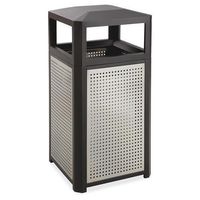 SAF9932BL - Safco EVOS Side Opening Steel Waste Receptacle