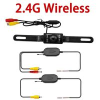 Ezonetronics 2.4G Wireless Car Backup Camera, Wide Angle HD Easy-Installation 7LED Night Vision Waterproof Rear View Back Up Camera from Fit All Cars HTH001