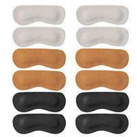 Leather Heel Pads,Heel Liner,High Heel Cushions Inserts,Heel Grips Protector Best for Shoe Anti Slips,Loose Shoe,Blister,Heel Rubbing and Heel Pain Relief,for Men & Women.