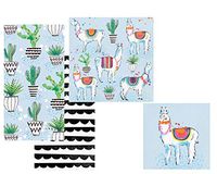 Southwestern Llama Theme Napkins Set - Bundle Includes Guest Napkins/Towels, Lunch Napkins, and Beverage Napkins in Llama Fiesta Designs by Elise