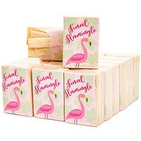 Sparkle and Bash Flamingo Bachelorette Facial Travel Tissues (Pack of 60)