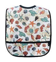 Adult Clothing Protector Bib with Front Pockets (Shells)