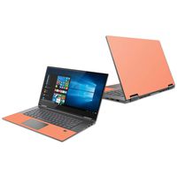 Mightyskins Skin Compatible with Lenovo Yoga 730 13" (2018) - Solid Peach | Protective, Durable, and Unique Vinyl Decal Wrap Cover | Easy to Apply, Remove, and Change Styles | Made in The USA