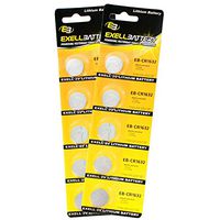 2X 5pack Exell EB-CR1632 3V Lithium Coin Cell Battery Replaces DL1632, BR1632, KL1632, L1632, ECR1632, KCR1632, E-CR1632, KECR1632