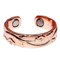 LONGRN-Magnetic Copper Ring Adjustable Size for Arthritis for Women