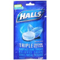 Halls Mentho-Lyptus Cough Suppressant Triple Soothing Action Drops 30 ea(pack of 2)