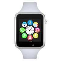 Aeifond Smart Watch Bluetooth Smartwatch Touch Screen Smart Wrist Watch Fitness Tracker with Camera Pedometer SIM TF Card Slot Compatible iPhone iOS Samsung Android for Women Kids Men (White)