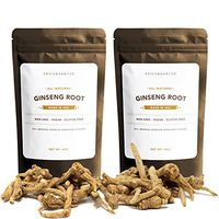 SB Organics Ginseng - Wisconsin Farmed Ginseng Root - Vegan, Non-GMO, Gluten Free Herb - 8 oz.