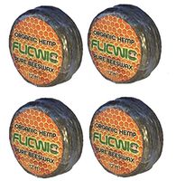 4X 12ft Organic Hemp Wick Refill Spools for The FlicWic Hemp Wick Dispenser Lighter Case (48' Total)