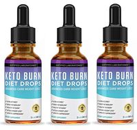 Keto Diet Supplement Drops Shred Burn Ketones for Faster Ketosis Weight Loss Appetite Suppressant Loose Unwanted Belly Fat Raspberry Ketone African Mango Advanced Dietary Blend Made in USA 3 Bottles