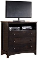 Signature Design by Ashley B208-39 Harmony Collection Media Chest, Dark Brown