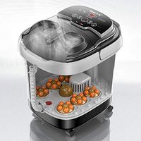 OUPAI Back Massagers All in One Foot Spa Massage with Motorized Rolling Massage & 4 Pro-Set Program - Heating, Rolling Massage, Temperature Setting Relieve Muscle Pain