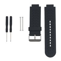 ECSEM Replacement Bands and Straps Compatible with Garmin Approach S4/S2 GPS Golf Watch & Vivoactive Smartwatch, black