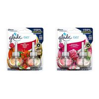 Glade PlugIns Scented Oil Refill Red Honeysuckle Nectar, Essential Oil Infused Wall Plug in, Continuous Fragrance and Blooming Peony & Cherry, Essential Oil Infused Wall Plug in