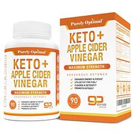 Premium Keto Pills + Apple Cider Vinegar Capsules with Mother - Utilize Fat for Energy w/Ketosis, Boost Energy & Focus, Manage Cravings, Detox, Metabolism Support - BHB Keto Diet Pills for Women, Men