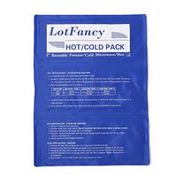 Reusable Hot Cold Pack for Therapy by LotFancy - Large Gel Ice Pack, Heating or Cooling Therapy Pad for Injuries, Sprains, Muscle or Joint Pain, Aches
