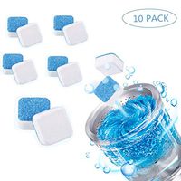 WayJaneDTP 10 Pcs Deodorant Solid Washing Machine Cleaner Decontamination Washing Machine Cleaner Descaler Deep Remover Descaler Deep Remover Descaling