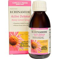 Natural Factors - Echinamide Echinacea Cough Syrup, Supports Immune System Function, Honey Lemon, 30 Servings (5 oz)