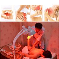 LXT PANDA Red Light Therapy Lamp, Double-Headed TDP Red Heat Therapy Lamp for Body Muscle Joint Pain Relief with Improve Sleep Blood Circulation Back Shoulder.