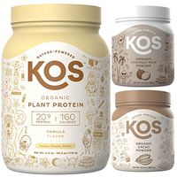 KOS Flavor Blast Bundle (Plant-Based Vanilla Protein Powder + Organic Coconut Milk Powder + Organic Cacao Powder)