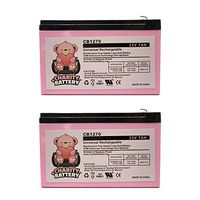 Charity Battery 12V 7Ah CB1270 Rechargeable SLA Sealed Lead Acid Replacement Battery - 2 Pack