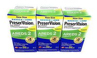 PreserVision AREDS 2 Eye Vitamin & Mineral Supplement with Lutein and Zeaxanthin, Soft Gels, 3 Pack (210ct Each) GHO#IER