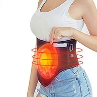 Woolala Heated Waist Belt for Women, Cordless Electric Heating Pad for Menstrual Cramp Stomach Pain Relief with 3 Level Temperature Setting