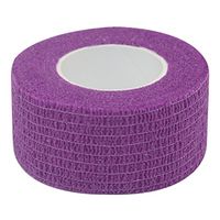 COMOmed Self Stick Cohesive Bandage Latex FDA Approved 1"x5 Yards First Aid Bandages Stretch Sport Wrap Vet Tape for Wrist Ankle Sprain and Swelling,Purple