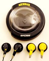 Koss Sportbuds Stereo Earphones 2-Pack with Wind Up Storage Case - University of Michigan Logo